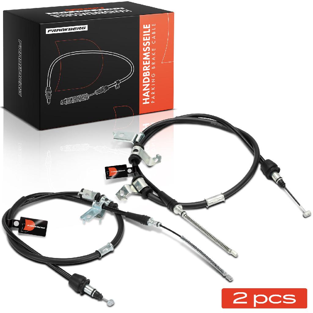 2x Seilzug Feststellbremse Hinterachse beidseitig für Hyundai Accent 3 MC KIA Rio 2