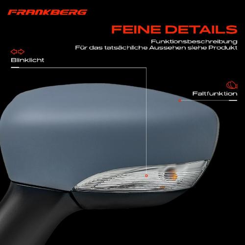 Frankberg 1x Au enspiegel Links f r Renault Clio IV Grandtour Kasten/Schr gheck BH KH Bild Frankberg 1x Au enspiegel Links f r Renault Clio IV Grandtour Kasten/Schr gheck BH KH
