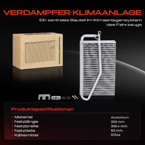1x Verdampfer Klimaanlage für Mercedes-Benz W203 CL203 S203 A209 C209 W463 Bild 1x Verdampfer Klimaanlage für Mercedes-Benz W203 CL203 S203 A209 C209 W463