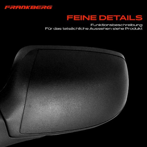 Frankberg 1x Außenspiegel Links für Ford Focus II DA DP HCP DB DH FCH DA DS FFS Bild Frankberg 1x Außenspiegel Links für Ford Focus II DA DP HCP DB DH FCH DA DS FFS