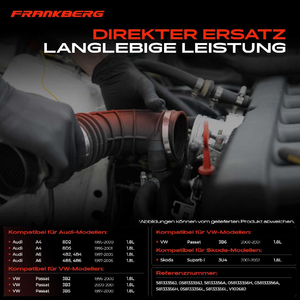 1x Ansaugschlauch, Luftfilter für VW Passat 3B Audi A4 8D A6 4B 1995-2005