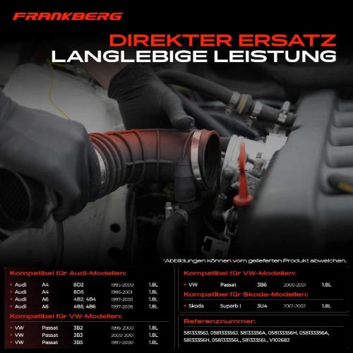 1x Ansaugschlauch, Luftfilter für VW Passat 3B Audi A4 8D A6 4B 1995-2005 Bild 1x Ansaugschlauch, Luftfilter für VW Passat 3B Audi A4 8D A6 4B 1995-2005