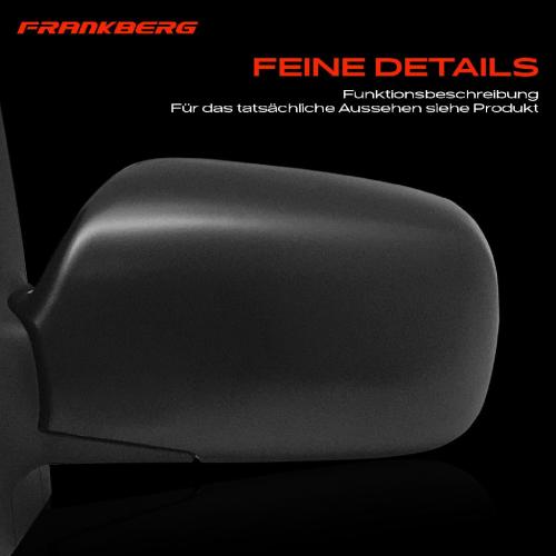 Frankberg 1x Außenspiegel Links für Toyota Yaris P1 Verso P2 1.0L 1.3L 1.4L 1.5L 1999-2003 Bild Frankberg 1x Außenspiegel Links für Toyota Yaris P1 Verso P2 1.0L 1.3L 1.4L 1.5L 1999-2003