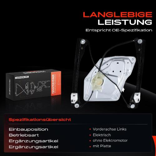 Frankberg 1x Fensterheber Vorne Links für Skoda Superb II 3T4 3T5 Kombi 08-15 Bild Frankberg 1x Fensterheber Vorne Links für Skoda Superb II 3T4 3T5 Kombi 08-15