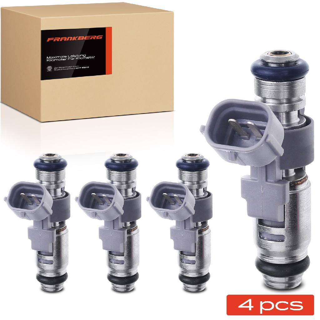 4x Einspritzventil Einspritzdüse für Citroën C2 C3 I C4 I Peugeot 206 SW 207 307 SW 1007 1.4L
