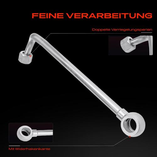 1x Servolenkung Schlauch für Audi A8 4D2 4D8 Coupe 89 8B3 Cabriolet 8G7 2.0L-4.2L Bild 1x Servolenkung Schlauch für Audi A8 4D2 4D8 Coupe 89 8B3 Cabriolet 8G7 2.0L-4.2L