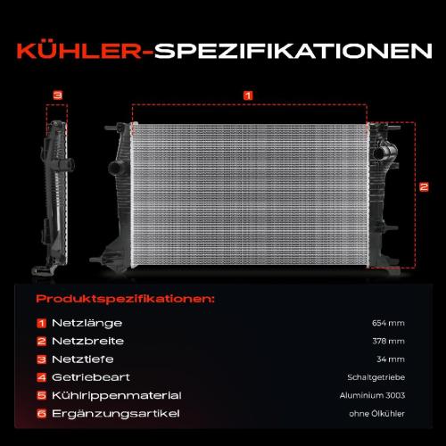 Frankberg 1x Kühler Wasserkühler Motorkühler für Megane CC Megane 3 Grandtour Fluence 1.6L 2.0L Bild Frankberg 1x Kühler Wasserkühler Motorkühler für Megane CC Megane 3 Grandtour Fluence 1.6L 2.0L