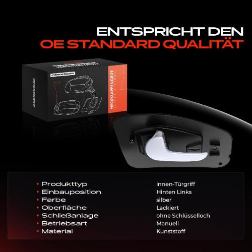 1x Türgriff Hinten Links innen für Opel Combo Kasten/Großraumlimousine Tour Corsa C Kasten/Schrägheck Meriva Bild 1x Türgriff Hinten Links innen für Opel Combo Kasten/Großraumlimousine Tour Corsa C Kasten/Schrägheck Meriva