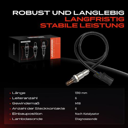 1x Lambdasonde Diagnosesonde Nach Katalysator für VW Polo 6R Audi A1 Seat Ibiza 4 Skoda Bild 1x Lambdasonde Diagnosesonde Nach Katalysator für VW Polo 6R Audi A1 Seat Ibiza 4 Skoda