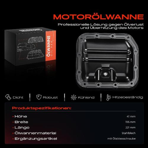 Frankberg 1x Ölwanne Motorölwanne für Toyota Yaris KSP9 E18 Corolla Urban Cruiser Auris Bj ab 2009 1.4L Bild Frankberg 1x Ölwanne Motorölwanne für Toyota Yaris KSP9 E18 Corolla Urban Cruiser Auris Bj ab 2009 1.4L