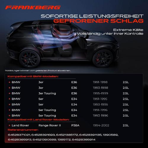 1x Klimakompressor für BMW 3er E36 5er E34 Land Rover Range Rover 2 LP Bild 1x Klimakompressor für BMW 3er E36 5er E34 Land Rover Range Rover 2 LP