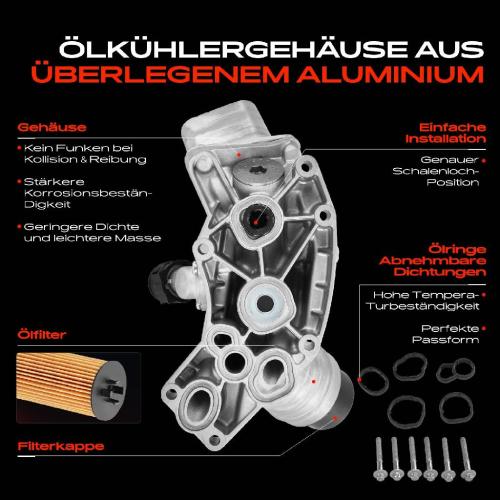 1x ÖlkühlerÖlfilter für BMW 3er G20 G28 G80 5er F90 G30 7er G11 G12 X3 F97 G01 Bild 1x ÖlkühlerÖlfilter für BMW 3er G20 G28 G80 5er F90 G30 7er G11 G12 X3 F97 G01