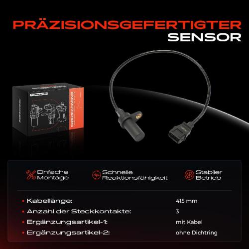 1x Kurbelwellensensor Impulsgeber für Citroën Jumper Fiat Ducato Peugeot Boxer 2.8L Bild 1x Kurbelwellensensor Impulsgeber für Citroën Jumper Fiat Ducato Peugeot Boxer 2.8L