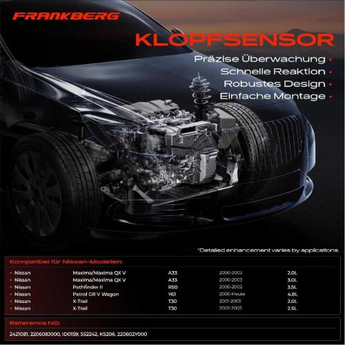 1x Klopfsensor Klopfgeber für Nissan Maxima A33 X-Trail T30 Pathfinder II Patrol Bild 1x Klopfsensor Klopfgeber für Nissan Maxima A33 X-Trail T30 Pathfinder II Patrol