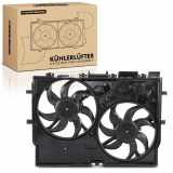 Frankberg 1x Motorkühller Doppellüfter mit Kühlerlüfterrahmen Fiat Ducato 250 290 Bus Kasten 2.3L