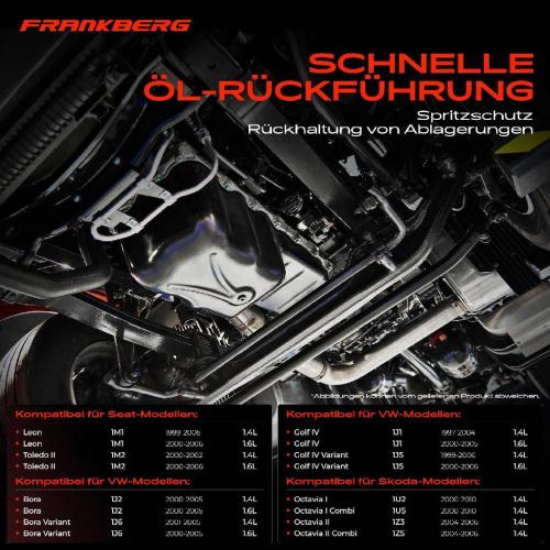 Frankberg 1x Ölwanne Motorölwanne für VW Golf IV 1J Bora Seat Leon Toledo II 1M Skoda Octavia 1U 1.4L 1.6L Bild Frankberg 1x Ölwanne Motorölwanne für VW Golf IV 1J Bora Seat Leon Toledo II 1M Skoda Octavia 1U 1.4L 1.6L