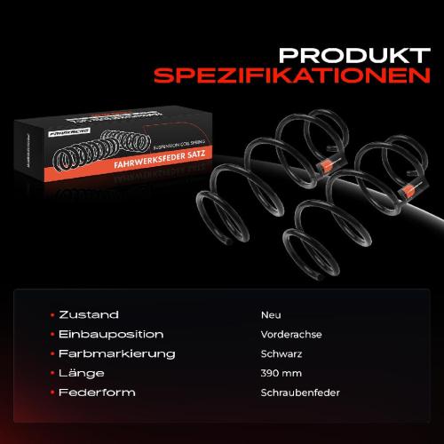 2x Fahrwerksfeder Vorderachse für Renault Espace IV JK0/1 1.9L 2.0L Bj ab 2002 Bild 2x Fahrwerksfeder Vorderachse für Renault Espace IV JK0/1 1.9L 2.0L Bj ab 2002