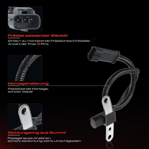 1x Kurbelwellensensor Impulsgeber für Jeep Cherokee XJ Wrangler II TJ 2.5L 4.0L Bild 1x Kurbelwellensensor Impulsgeber für Jeep Cherokee XJ Wrangler II TJ 2.5L 4.0L