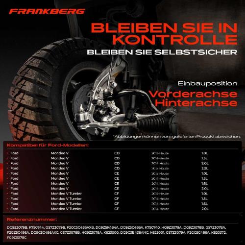 1x Querlenker Satz Vorderachse für Ford Mondeo V Schrägheck Stufenheck Turnier 1.0L 1.5L 1.6L 2.5L Bj ab 2014 Bild 1x Querlenker Satz Vorderachse für Ford Mondeo V Schrägheck Stufenheck Turnier 1.0L 1.5L 1.6L 2.5L Bj ab 2014
