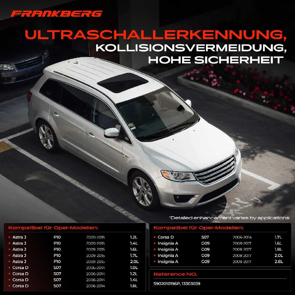 2x Parksensor PDC Sensor Vorne und Hinten für Opel Astra J P10 Corsa D Insignia