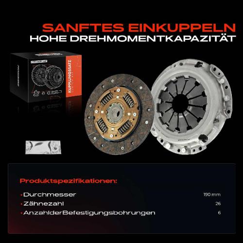 Frankberg 1x Kupplungssatz f r Nissan Micra IV K13K K13KK K13KK Note E12 1.2L Bj ab 2010 Bild Frankberg 1x Kupplungssatz f r Nissan Micra IV K13K K13KK K13KK Note E12 1.2L Bj ab 2010