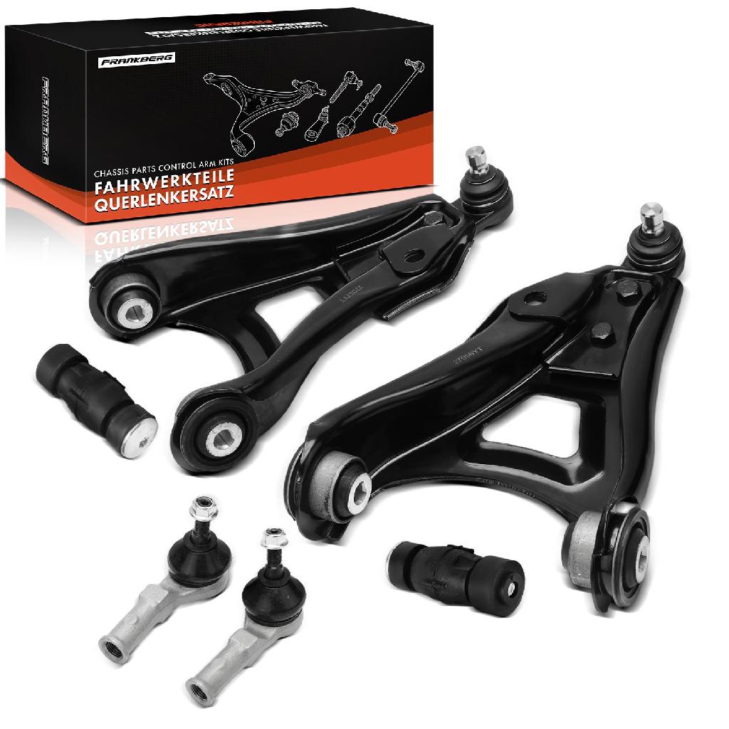 Frankberg 1x Querlenker Satz Vorderachse für Nissan Kubistar Kasten Renault Clio II Kasten/Schrägheck Kangoo Express