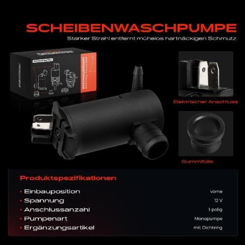 1x Waschwasserpumpe Scheibenreinigung Vorne für Toyota Celica Corolla Honda Bild 1x Waschwasserpumpe Scheibenreinigung Vorne für Toyota Celica Corolla Honda