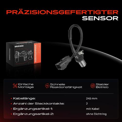 1x Kurbelwellensensor Impulsgeber für Lexus GS S16 300 IS I IS Sportcross E1 200 300 1997-2005 Bild 1x Kurbelwellensensor Impulsgeber für Lexus GS S16 300 IS I IS Sportcross E1 200 300 1997-2005