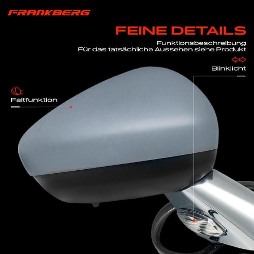 1x Außenspiegel Rechts für Citroën C3 II SC DS3 Cabriolet SA 2009-2016 Bild 1x Außenspiegel Rechts für Citroën C3 II SC DS3 Cabriolet SA 2009-2016