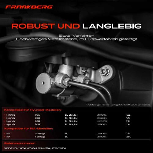 1x Hauptbremszylinder Bremszylinder für Hyundai iX35 EL ELH LM KIA Sportage SL Bild 1x Hauptbremszylinder Bremszylinder für Hyundai iX35 EL ELH LM KIA Sportage SL