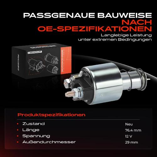 1x Magnetschalter Starter für Fiat Regata Punto Tempra Lancia Delta 1 2 Prisma Bild 1x Magnetschalter Starter für Fiat Regata Punto Tempra Lancia Delta 1 2 Prisma