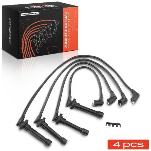 4x Zündleitungssatz Zündkabel für Honda CRX 3 4 5 6 Integra Coupe Prelude IV Bild 4x Zündleitungssatz Zündkabel für Honda CRX 3 4 5 6 Integra Coupe Prelude IV