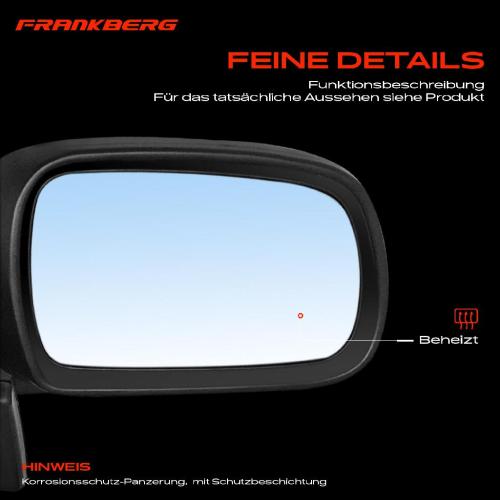 Frankberg 1x Außenspiegel Rechts für Peugeot 407 SW 6D 6D 6E 2004-2011 Bild Frankberg 1x Außenspiegel Rechts für Peugeot 407 SW 6D 6D 6E 2004-2011