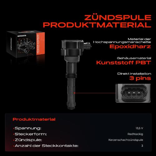 1x Zündmodul Zündspule für Porsche 911 Cabriolet Targa Boxster Cayman 3.4L 3.6L 3.8L 2.5L 2.7L 3.2L 1996-2012 Bild 1x Zündmodul Zündspule für Porsche 911 Cabriolet Targa Boxster Cayman 3.4L 3.6L 3.8L 2.5L 2.7L 3.2L 1996-2012