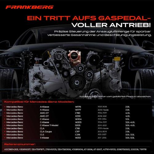 1x Drosselklappe Drosselklappenstutzen für Mercedes-Benz C190 W204 C218 W212 Bild 1x Drosselklappe Drosselklappenstutzen für Mercedes-Benz C190 W204 C218 W212