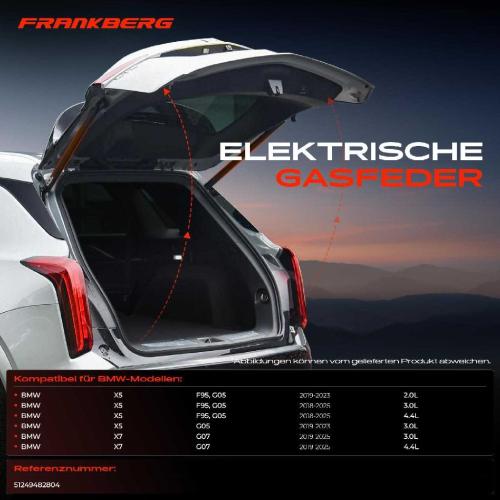1x Gasfeder Elektrisch Heckklappe Hinten unten für BMW X5 F95 G05 X7 G07 Bild 1x Gasfeder Elektrisch Heckklappe Hinten unten für BMW X5 F95 G05 X7 G07