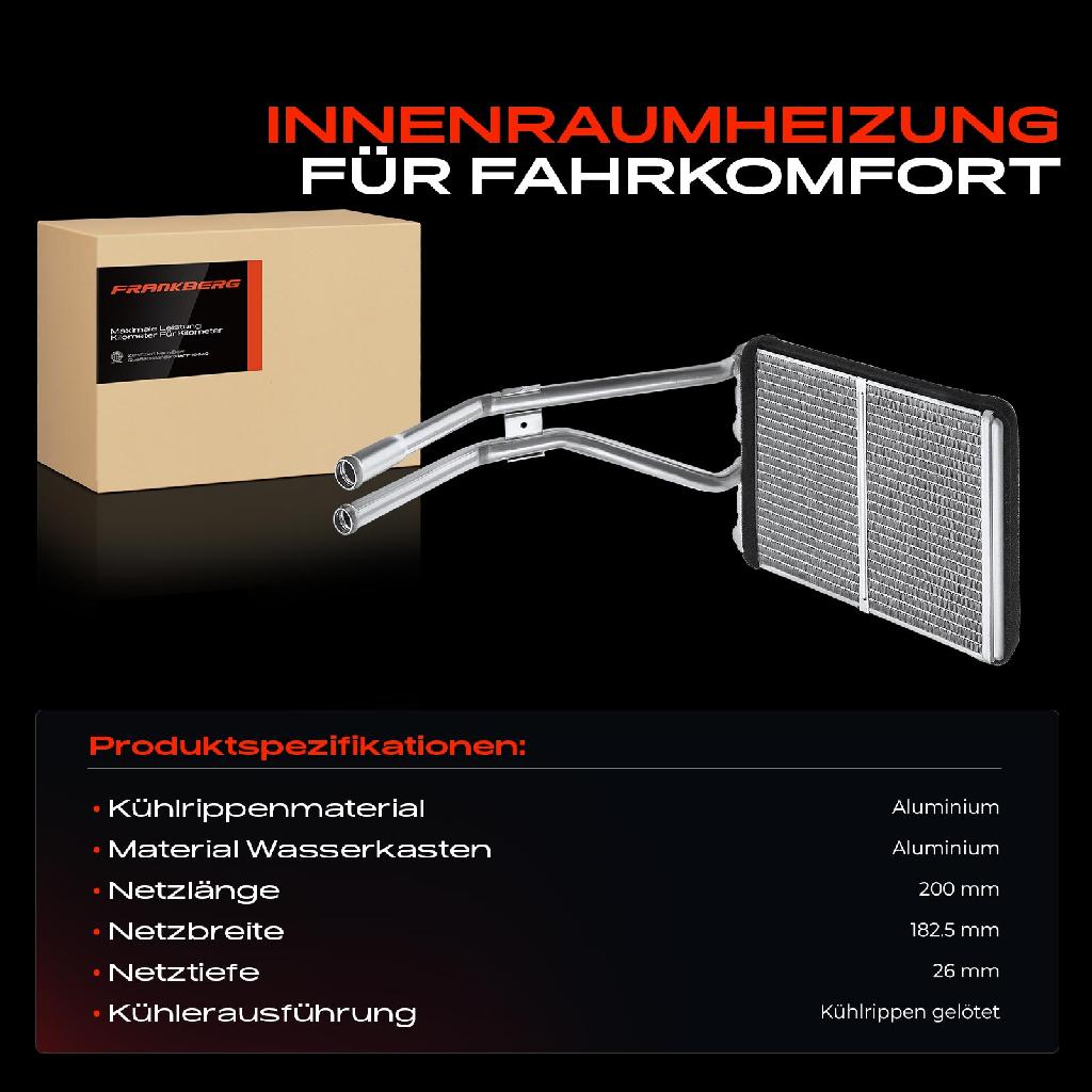 1x Wärmetauscher Innenraumheizung für Jeep Grand Cherokee II WG WJ 1999-2005