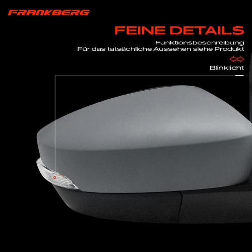 Frankberg 1x Außenspiegel Rechts für Seat Toledo IV KG3 Skoda Rapid NH3 NK3 NK6 NH1 2012-2015 Bild Frankberg 1x Außenspiegel Rechts für Seat Toledo IV KG3 Skoda Rapid NH3 NK3 NK6 NH1 2012-2015