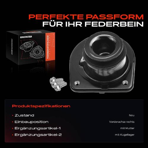1x Domlager Federbeinstütz lager für Fiat Doblo 119 223 Palio Strada Bild 1x Domlager Federbeinstütz lager für Fiat Doblo 119 223 Palio Strada