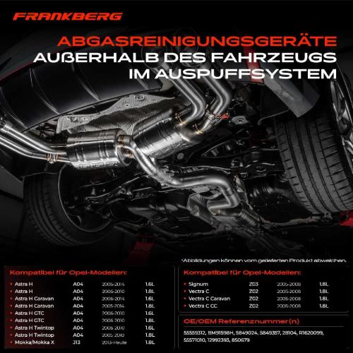 1x Krümmerkatalysator für Opel Astra L48 L67 A04 Mokka Signum Vectra C Zafira A05 Bild 1x Krümmerkatalysator für Opel Astra L48 L67 A04 Mokka Signum Vectra C Zafira A05