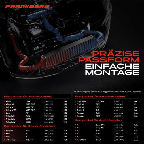 1x Ladeluftkühler Turbokühler für VW Golf VI Plus Polo Passat Jetta III IV Audi A1 A3 A4 Bild 1x Ladeluftkühler Turbokühler für VW Golf VI Plus Polo Passat Jetta III IV Audi A1 A3 A4