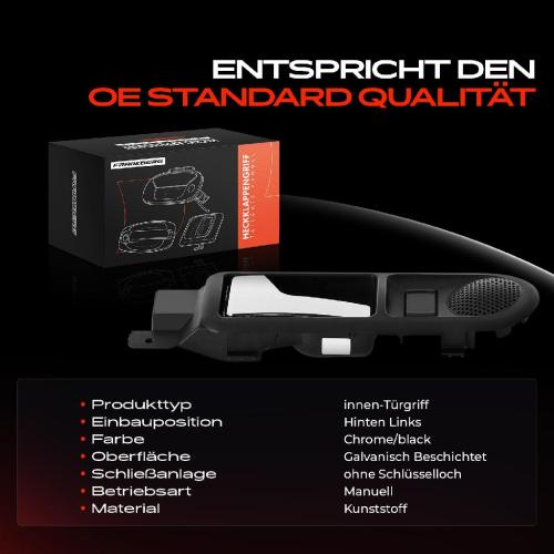 1x Türgriff Hinten Links innen für VW Golf IV Van Passat Bora Variant 1.4L 1.6L 1.8L 1.9L 2.0L 2.3L 1996-2013 Bild 1x Türgriff Hinten Links innen für VW Golf IV Van Passat Bora Variant 1.4L 1.6L 1.8L 1.9L 2.0L 2.3L 1996-2013