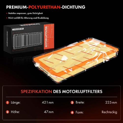 1x Luftfilter Filtereinsatz für Mercedes-Benz Sprinter 3,5-T 3-T 4-T B907 B910 Bild 1x Luftfilter Filtereinsatz für Mercedes-Benz Sprinter 3,5-T 3-T 4-T B907 B910