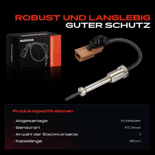 1x Abgastemperatursensor für Mercedes-Benz W176 A 160 W242 B 180 W415 X156 Bild 1x Abgastemperatursensor für Mercedes-Benz W176 A 160 W242 B 180 W415 X156