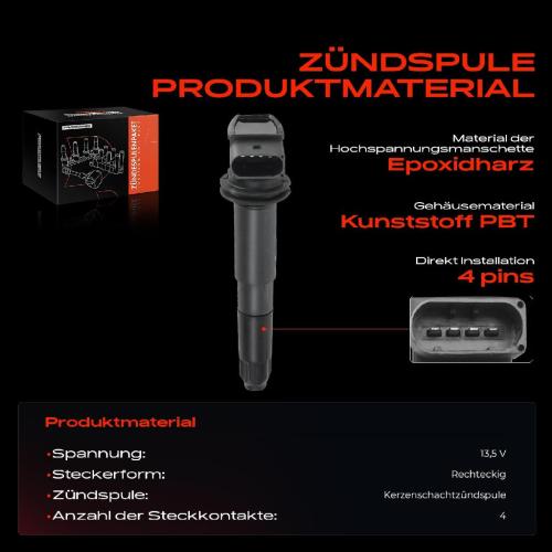 1x Zündmodul Zündspule für Porsche Carrera GT 980 Cayenne 9PA 5.7L 4.5L 2002-2006 Bild 1x Zündmodul Zündspule für Porsche Carrera GT 980 Cayenne 9PA 5.7L 4.5L 2002-2006