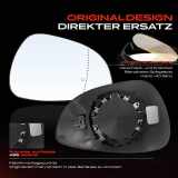 1x Spiegelglas Außenspiegel links für Ford Fiesta VI CCN CB1 B-Max JK