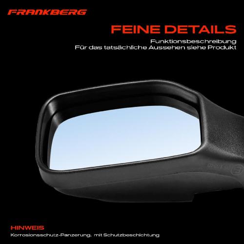 Frankberg 1x Außenspiegel Links für Peugeot 106 I 1A 1C II 1991-2004 Bild Frankberg 1x Außenspiegel Links für Peugeot 106 I 1A 1C II 1991-2004