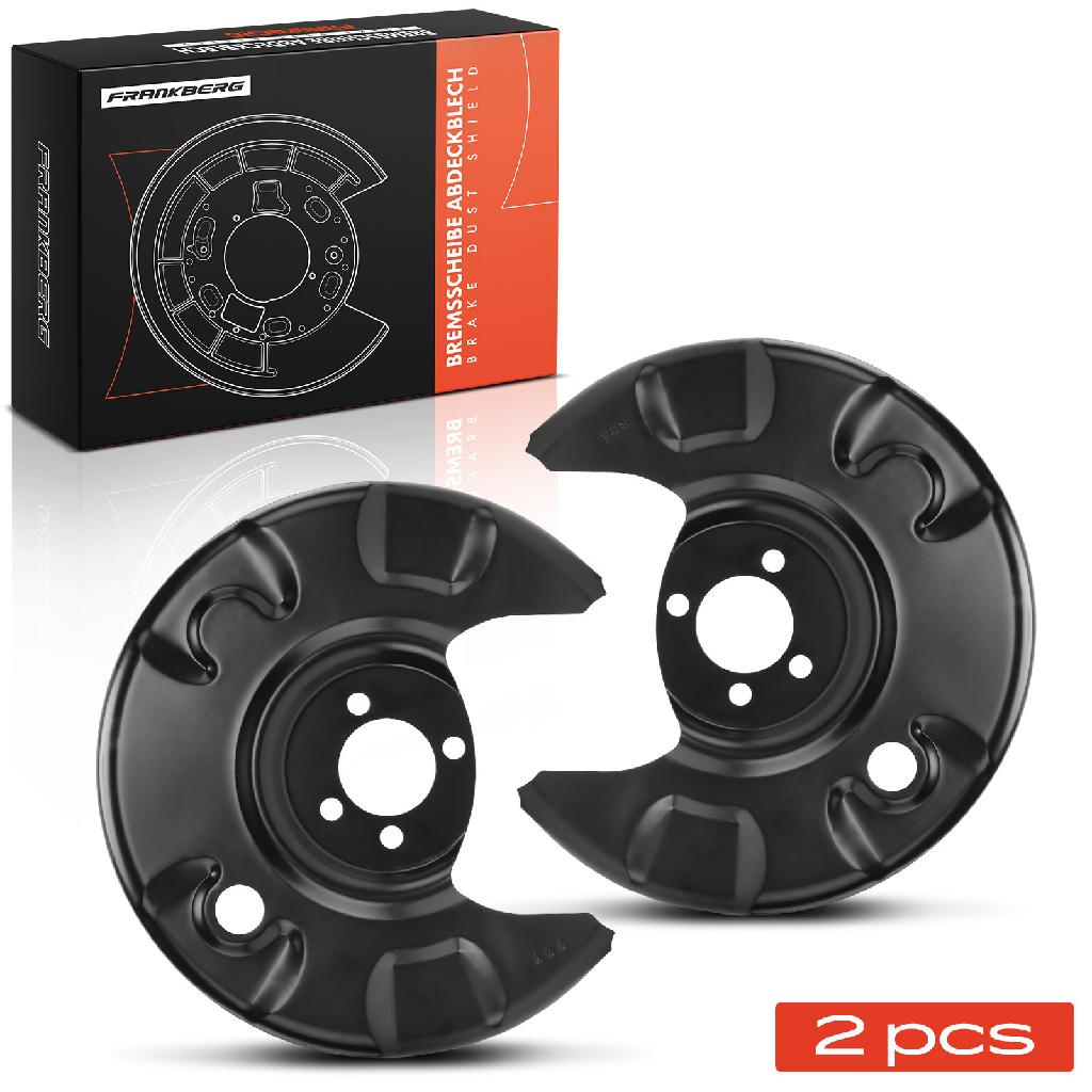 2x Ankerblech Bremsscheibe Hinterachse Beidseitig für VW Golf 2 19E 1G1 Jetta Scirocco Passat