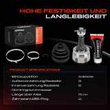 1x Antriebswelle Gelenksatz Vorderachse für Nissan X-Trail T30 Cefiro 3 Maxima
