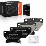 Frankberg 4x Bremsbeläge Hinterachse für Toyota Celica Corolla Kombi Stufenheck Verso Yaris 1999-2005